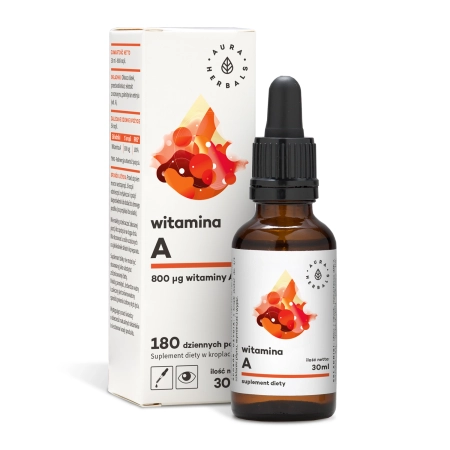 Aura Herbals - Witamina A - Krople  - 30ml
