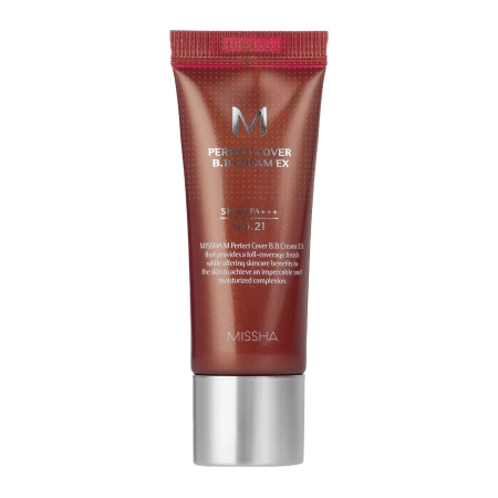 Missha - M Perfect Cover BB Cream SPF42/PA+++ - Kryjący Krem BB - No.21 Light Beige - 20ml