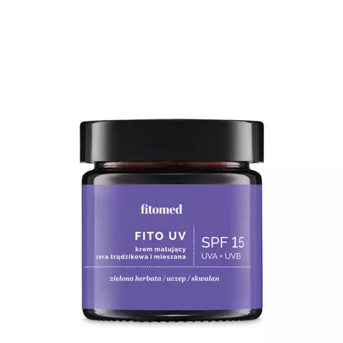 Fitomed - Fito UV SPF15 - Krem Matujący do Cery Trądzikowej i Mieszanej - 55g