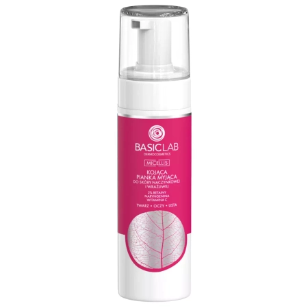 BasicLab - Micellis - Kojąca Pianka Myjąca do Skóry Naczynkowej i Wrażliwej  - 150ml