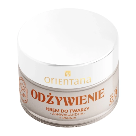 Orientana - Ashwagandha-Papaja - Odżywczy Krem do Twarzy - 40g