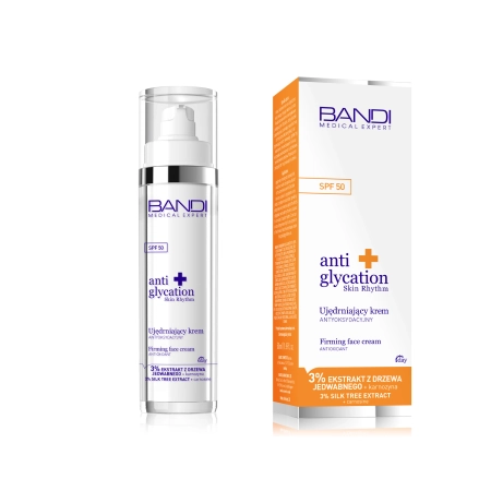 Bandi - Anti Glycation - Krem Ujędrniający o Działaniu Antyoksydacyjnym SPF 50 - 50ml