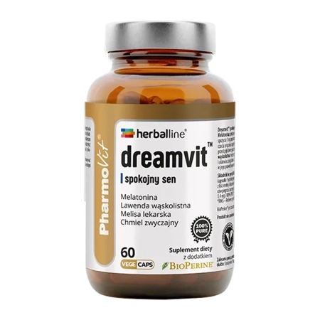 Pharmovit - Dreamvit™ Spokojny Sen - Suplement Diety - Kapsułki - 60szt