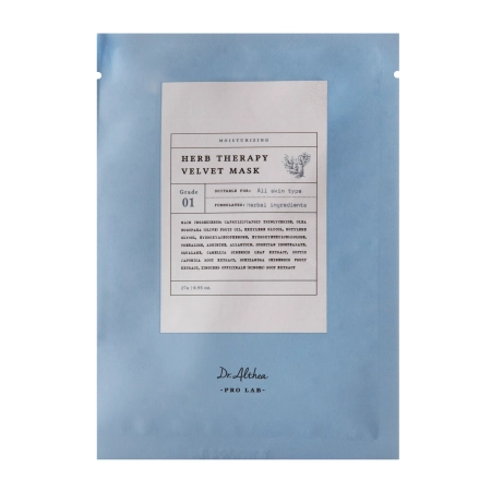 Dr. Althea - Herb Therapy Velvet Mask -  Nawilżająca Maska w Płachcie - 27g 