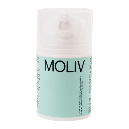 MOLIV - Oleożel do Mycia Twarzy z Żywymi Probiotykami - 50ml