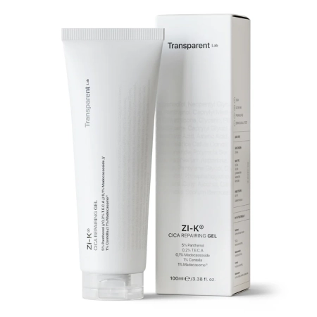 Transparent Lab - ZI-K Cica Repairing Gel - Regenerujący Żel do Twarzy i Ciała - 100ml