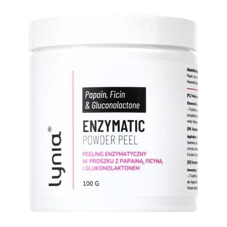 Lynia - Peeling Enzymatyczny w Proszku z Papainą i Ficyną oraz Glukonolaktonem - 100g