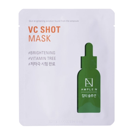 AMPLE:N - VC Shot Mask - Witaminowa Maska do Twarzy w Płachcie - 1szt/25ml