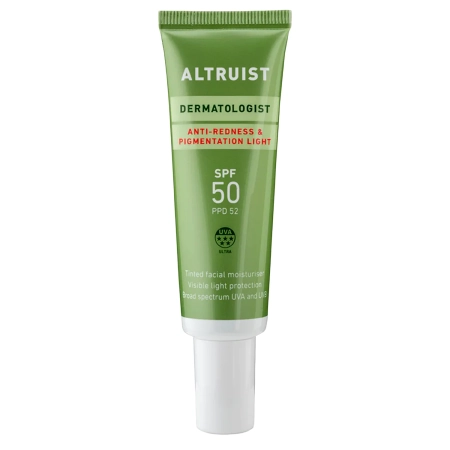 Altruist - Anti-Redness & Pigmentation SPF50 Light - Krem SPF 50 Redukujący Zaczerwienienia i Przebarwienia - 30ml 