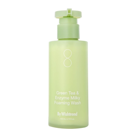By Wishtrend - Green Tea & Enzyme Milky Foaming Wash - Pianka do Mycia Twarzy - 140ml - OUTLET