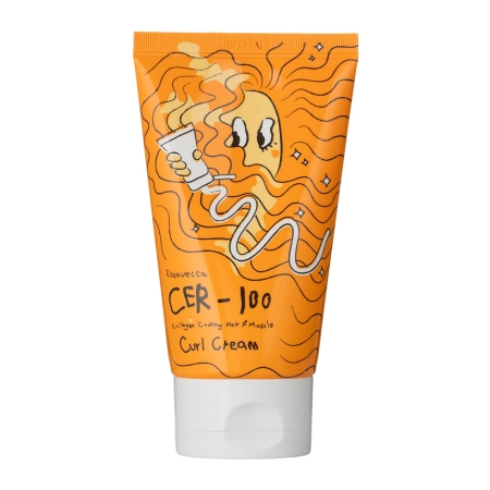 Elizavecca - CER-100 Collagen Coating Hair A+ Muscle Curl Cream - Nawilżający Krem do Włosów Kręconych - 120ml - OUTLET