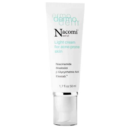 Nacomi - Dermo - Lekki Krem do Cery Trądzikowej - 50ml