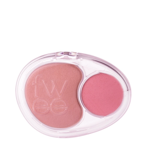 Fwee - Mellow Dual Blusher - Podwójny Róż do Policzków - MV01 No More Cupid - 7,2g