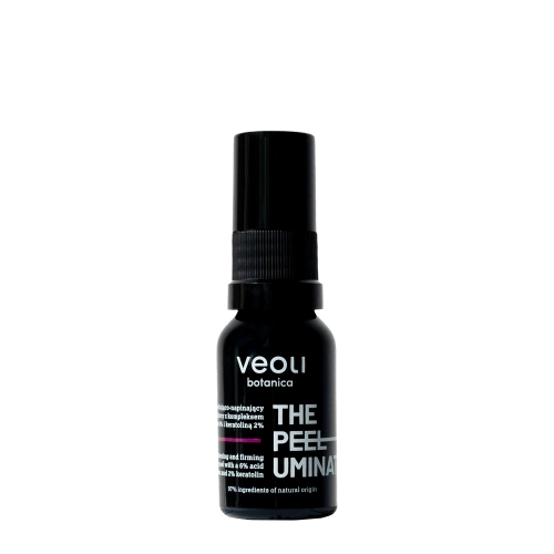 Veoli Botanica - The Peeluminator - Rozświetlająco-Napinający Peeling pod Oczy z Kompleksem Kwasów - 15ml