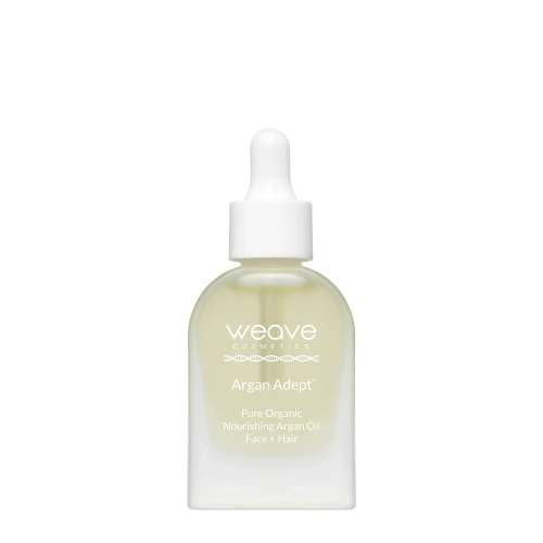 Weave Cosmetics - Argan Adept - Organiczny Olejek do Twarzy i Włosów - Zimnotłoczony i Deodoryzowany - 30ml