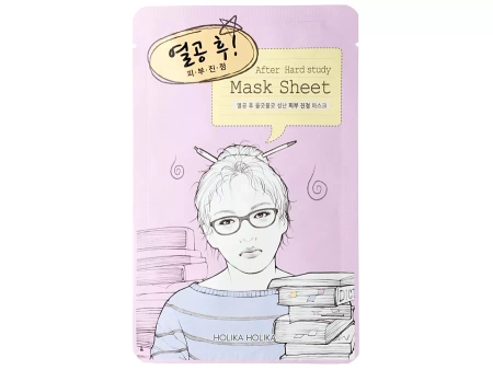 Holika Holika - Mask Sheet - After Hard Study - Regenerująca maska do twarzy w płachcie - 30ml