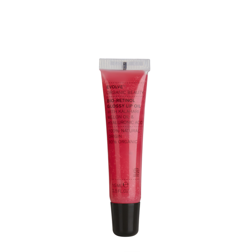 Evolve Organic Beauty - Bio-Retinol Glossy Lip Oil - Błyszczący Olejek do Ust z Retinolem - 15ml