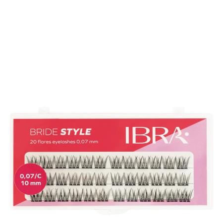 Ibra Makeup - Kępki rzęs Bride Style - 10 mm 