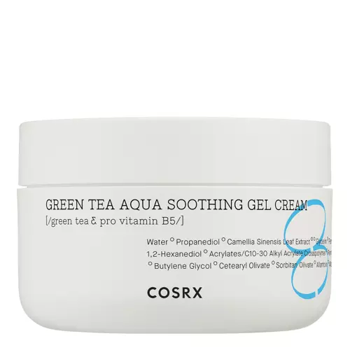 COSRX - Hydrium Green Tea Aqua Soothing Gel Cream - Łagodzący Krem z Wyciągiem z Zielonej Herbaty - 50ml OUTLET