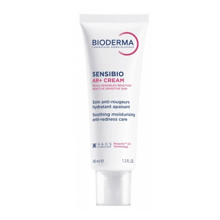 Bioderma - Sensibio AR+ Cream - Kojąco-Nawilżający Krem Redukujący Zaczerwienienia - 40ml