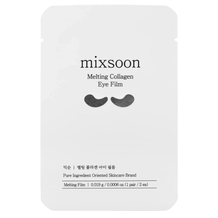 Mixsoon - Melting Collagen Eye Film - Rozpuszczalne Płatki Kolagenowe pod Oczy - 5 par