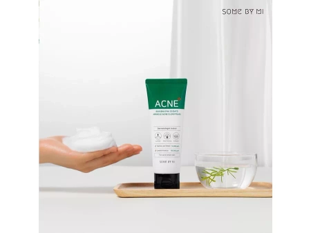 Some By Mi - AHA BHA PHA 30 Days Miracle Acne Clear Foam - Delikatna Pianka Oczyszczająca z Kwasami - 100ml