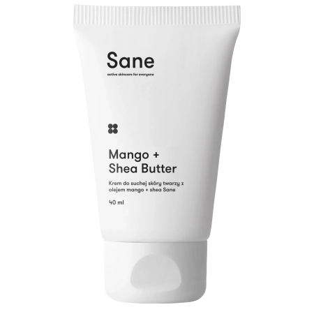 Sane - Mango + Shea Butter - Krem do Skóry Suchej z Masłem Mango i Shea - 40ml