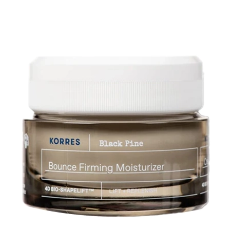 Korres - Black Pine Bounce Firming Moisturizer - Przeciwzmarszczkowy Krem do Twarzy na Dzień - 40ml