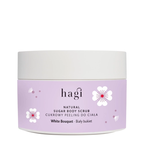Hagi - Cukrowy Peeling do Ciała - Biały Bukiet - 200g