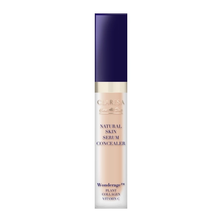Claresa - Natural Skin Serum Concealer - Korektor-serum z Naturalnym Wykończeniem - 1W Light Warm - 7ml