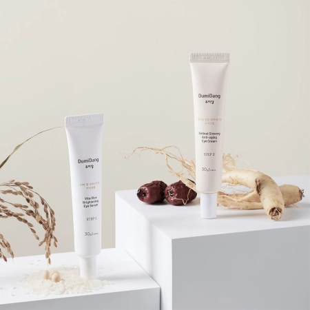 DumiDang - Rice & Ginseng Duo Eye Care Set - Zestaw Produktów pod Oczy - 2x30g
