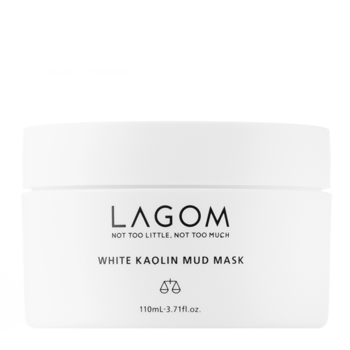 Lagom - White Kaolin Mud Mask - Oczyszczająca Maska Glinkowa do Twarzy - 110ml