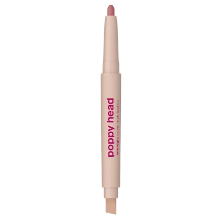 Poppy Head - Smudgic Velvet Matt Lipstick - Matowa Pomadka w Kredce - 06 Charm Whisper - 0,85g     