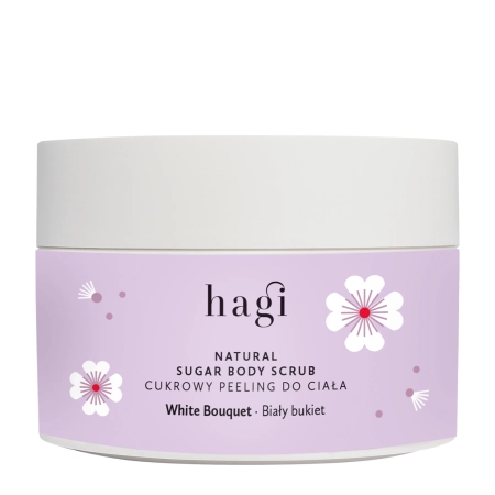 Hagi - Cukrowy Peeling do Ciała - Biały Bukiet - 200g