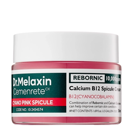 Dr.Melaxin - Cemenrete Cyano Pink Spicule Cream - Intensywnie Regenerujący Krem z Mikroigłami - 50ml
