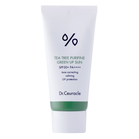 Dr.Ceuracle - Tea Tree Purifine Green Up Sun SPF50/PA++++ - Krem Przeciwsłoneczny z Wyciągiem z Drzewa Herbacianego - 50ml - OUTLET