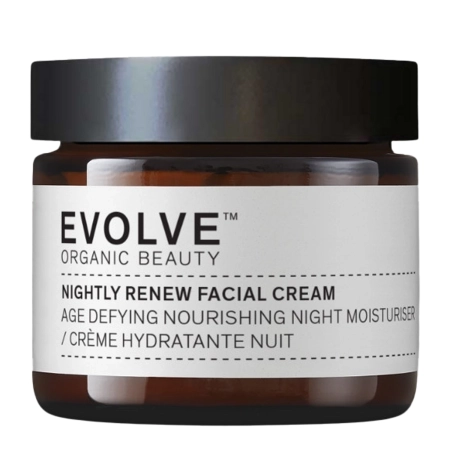 Evolve Organic Beauty - Nightly Renew Facial Cream - Regenerujący Krem do Twarzy na Noc - 60ml