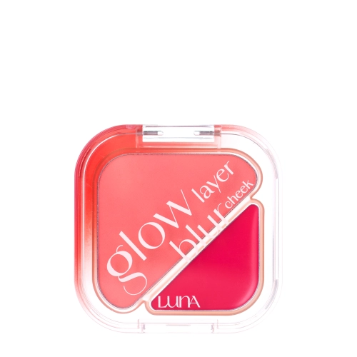 LUNA - Glow Layer Blur Cheek - Duo Róży do Policzków - 08 Strawberry Jelly - 8,5g