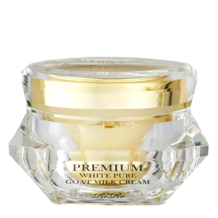 RiRe - Premium White Pure Goat Milk Cream - Rewitalizujący Krem do Twarzy z Kozim Mlekiem - 50ml