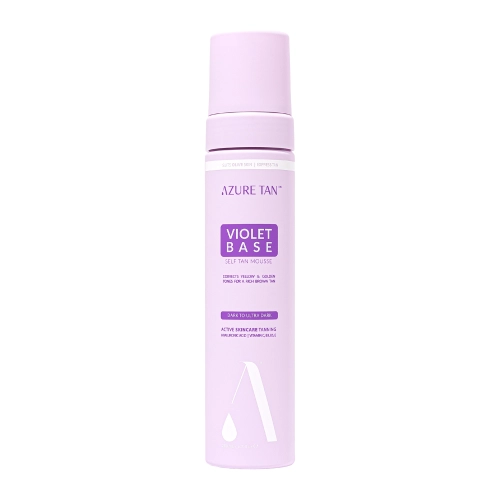 Azure Tan - Self Tan Mousse Violet Base - Samoopalająca Pianka do Ciała - Dark to Ultra Dark - 200ml