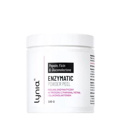 Lynia - Peeling Enzymatyczny w Proszku z Papainą i Ficyną oraz Glukonolaktonem - 100g