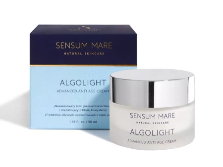Sensum Mare - Algolight - Advanced Anti Age Cream - Krem Rewitalizujący i Przeciwzmarszczkowy o Lekkiej Konsystencji - 50ml
