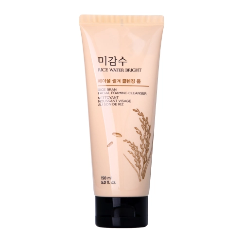 The Face Shop - Rice Water Bright Rice Bran Foaming Cleanser - Oczyszczająca Pianka Myjąca do Twarzy - 150ml