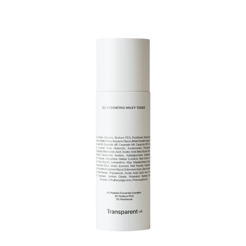 Transparent Lab - C4 Hydrating Milky Toner - Tonik Wzmacniający Barierę Hydrolipidową - 130ml