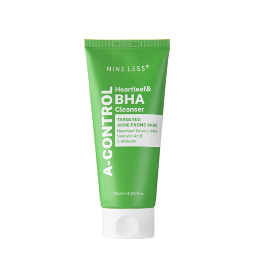 Nine Less - A-Control Heartleaf & BHA Cleanser - Złuszczająca Emulsja do Mycia Twarzy - 120ml
