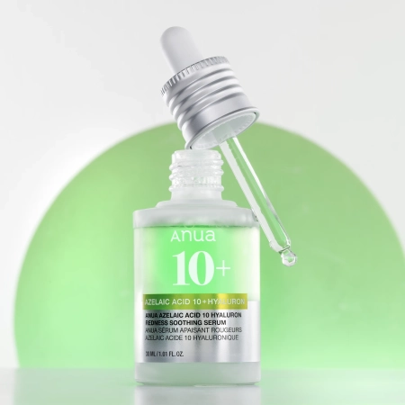 Anua - Azelaic Acid 10 Hyaluron Redness Soothing Serum - Serum z Kwasem Azelainowym i Hialuronowym - 30ml