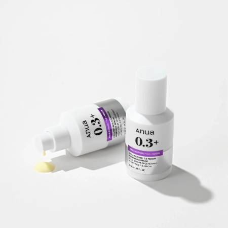 Anua - Nano Retinol 0,3% + Niacin Renewing Serum - Wygładzająco - Rozjaśniające Serum z Retinolem - 30ml