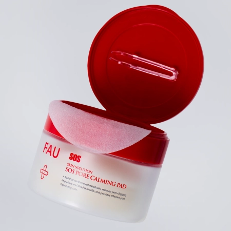 FAU - Skin Solution SOS Pore Calming Pad - Kojące Płatki do Twarzy - 70szt/175ml