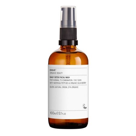 Evolve Organic Beauty - Daily Detox Facial Wash - Delikatny Codzienny Płyn do Mycia Twarzy - 100ml OUTLET