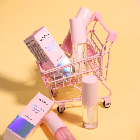 Moira - Glow Getter Hydrating Lip Oil - Nawilżający Olejek do Ust - 009 Bubble Pink - 4,6ml 